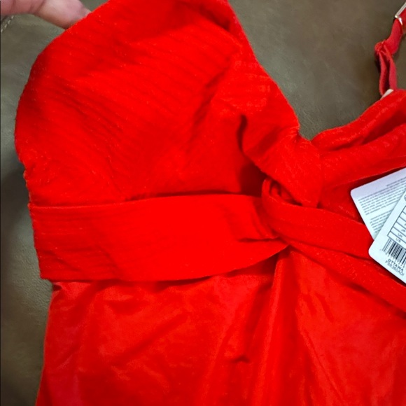 NWT Fantasie Swim Standard Ottawa Underwire Twist Front Swimsuit Red 32H - Picture 6 of 7